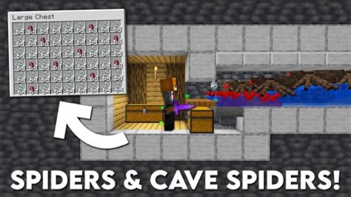How to spawn spiders in minecraft