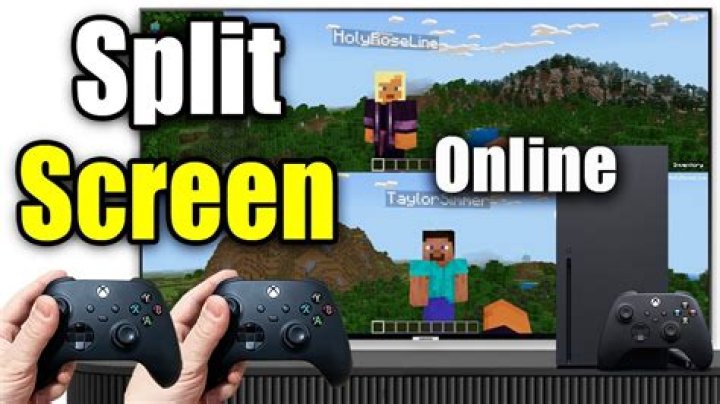 How to split screen minecraft xbox 360