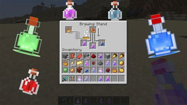 How to stack potions in minecraft