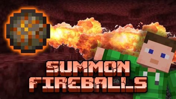 How to summon fireballs in minecraft