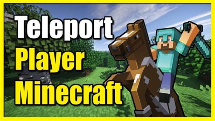 How to teleport players in minecraft ps4