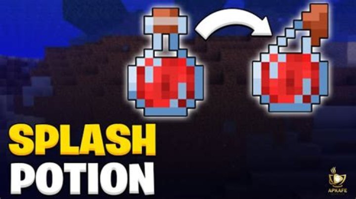 How to throw potions in minecraft