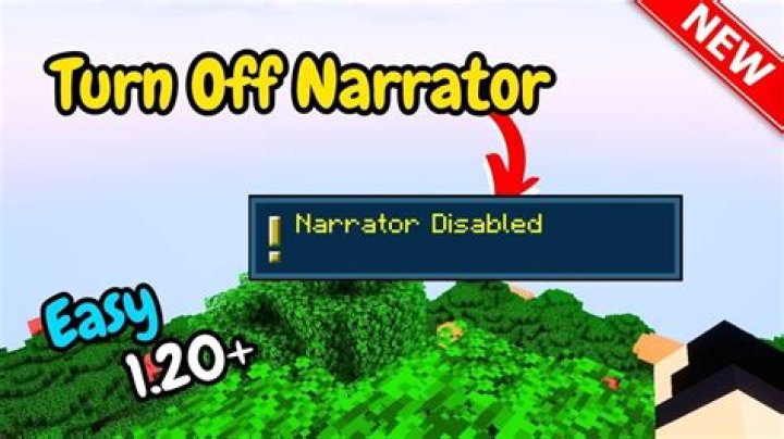 How to turn narrator off in minecraft