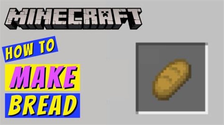 How to turn wheat into bread minecraft