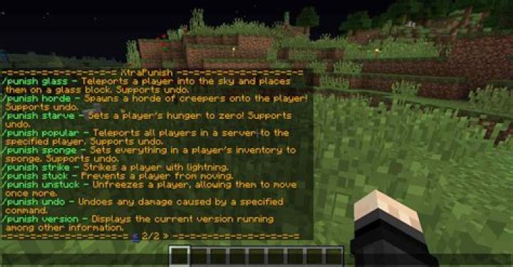 How to undo a command in minecraft