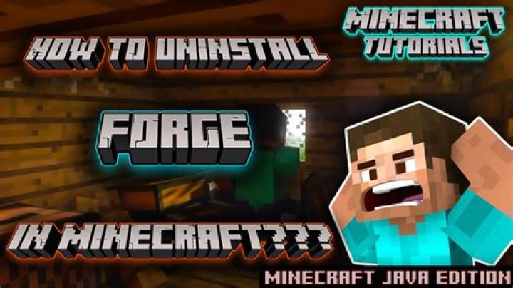 How to uninstall minecraft forge 2017