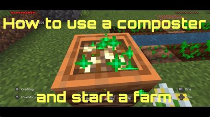 How to use a composter in minecraft