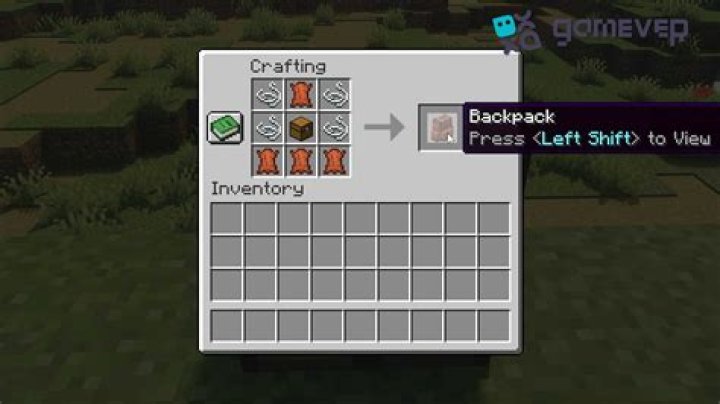 How to use backpacks in minecraft