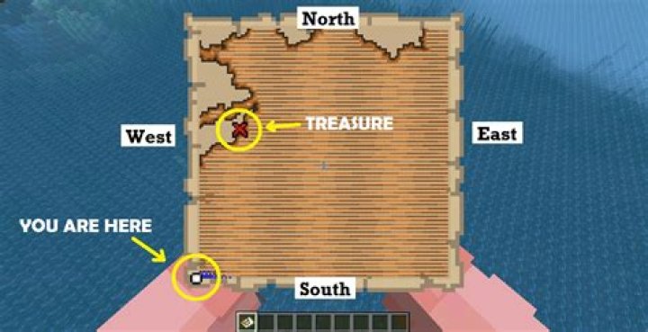 How to use buried treasure map minecraft