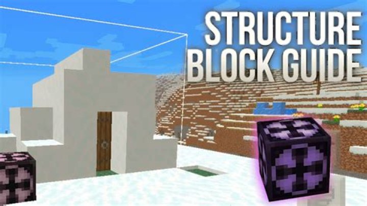 How to use structure blocks in minecraft