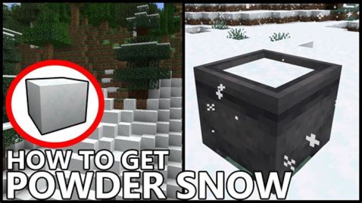 How to walk on powder snow minecraft