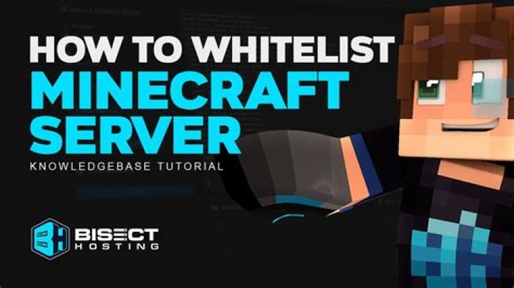 How to whitelist minecraft server command