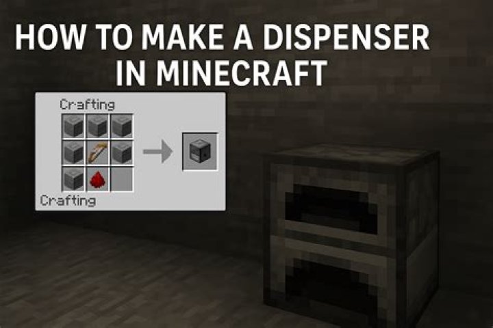 How to work a dispenser in minecraft