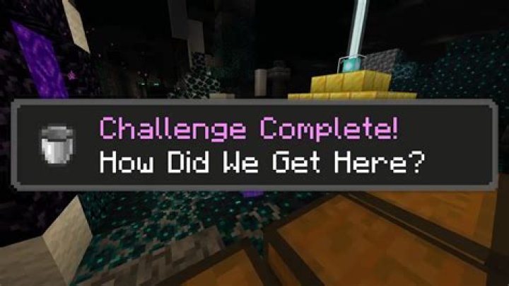 Minecraft achievement how did we get here