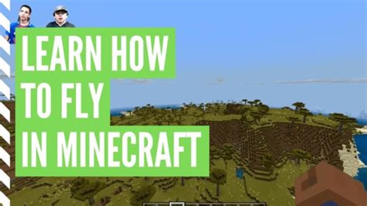Minecraft creative mode how to fly