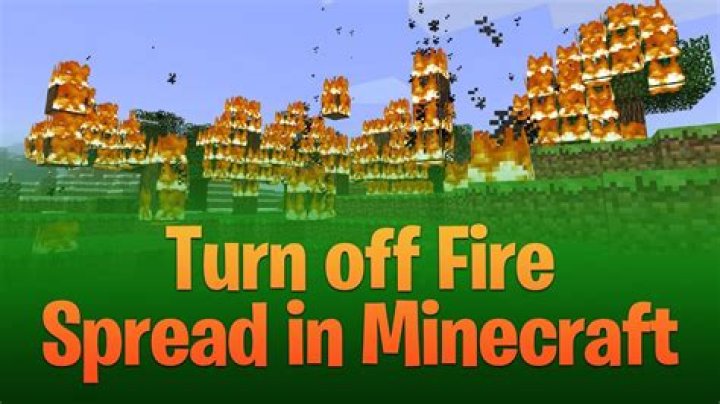 Minecraft how far can fire spread