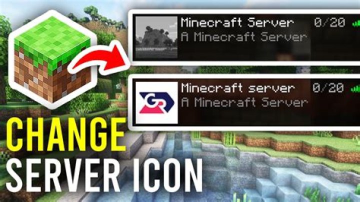 Minecraft how to change server icon