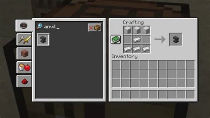 Minecraft how to craft an anvil