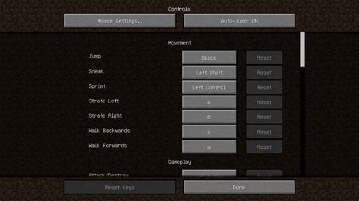 Minecraft how to disable auto jump
