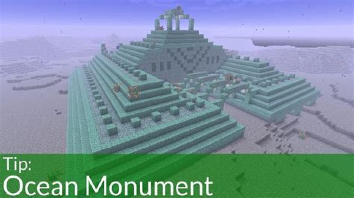 Minecraft how to find ocean monuments