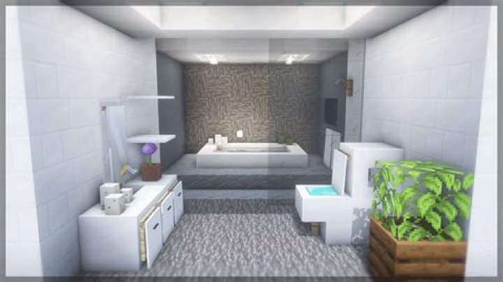 Minecraft how to make a bathroom