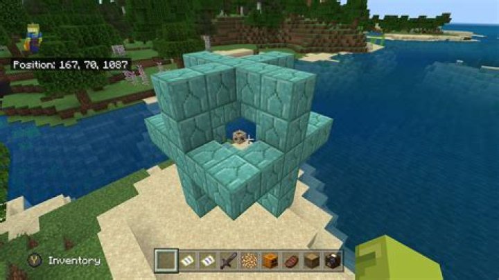 Minecraft how to make a conduit