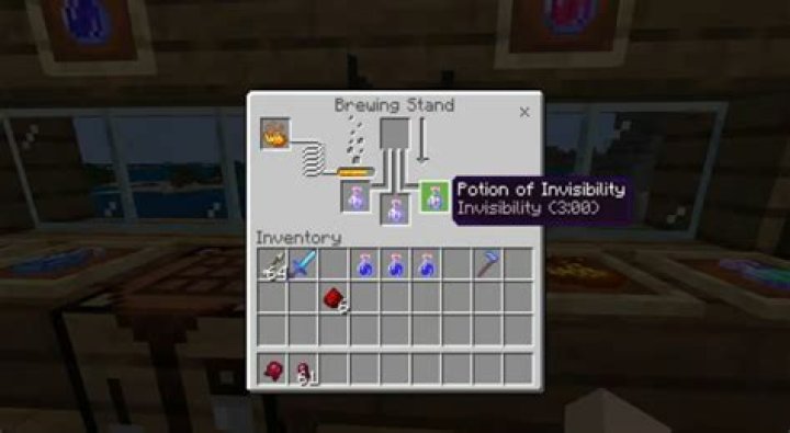 Minecraft how to make a invis potion