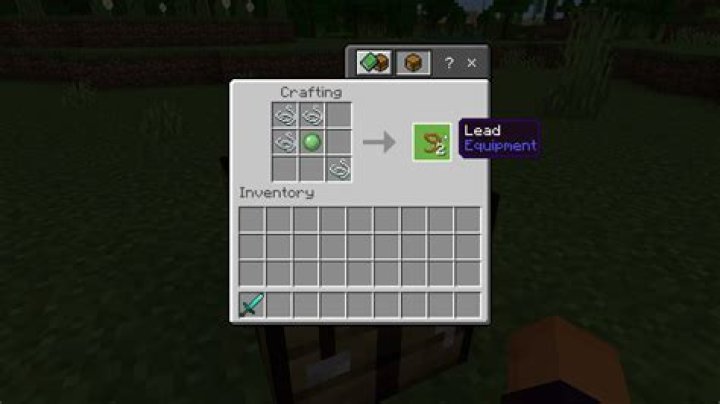 Minecraft how to make a leash