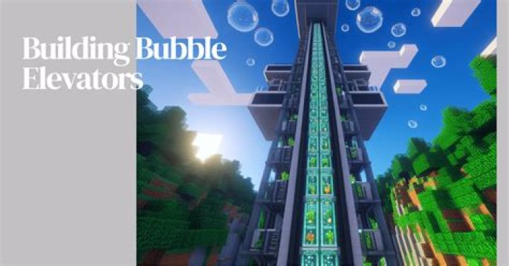 Minecraft how to make bubble column