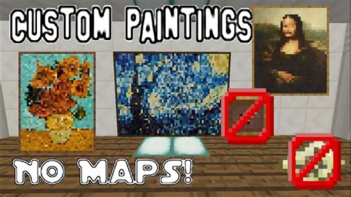 Minecraft how to make custom paintings
