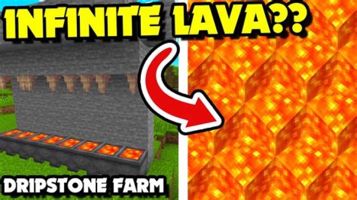 Minecraft how to make infinite lava