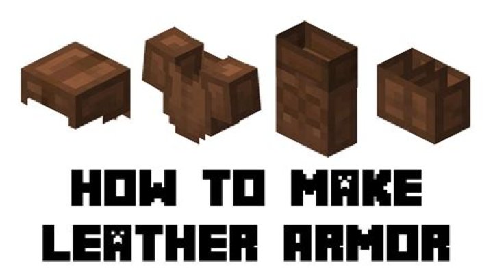 Minecraft how to make leather armor