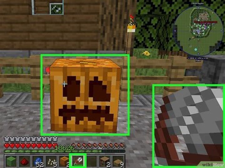 Minecraft how to make pumpkin head