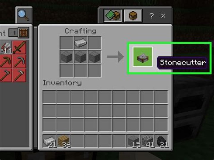 Minecraft how to make stone cutter