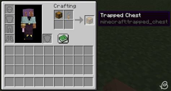 Minecraft how to make trapped chest