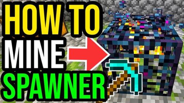 Minecraft how to mine a spawner