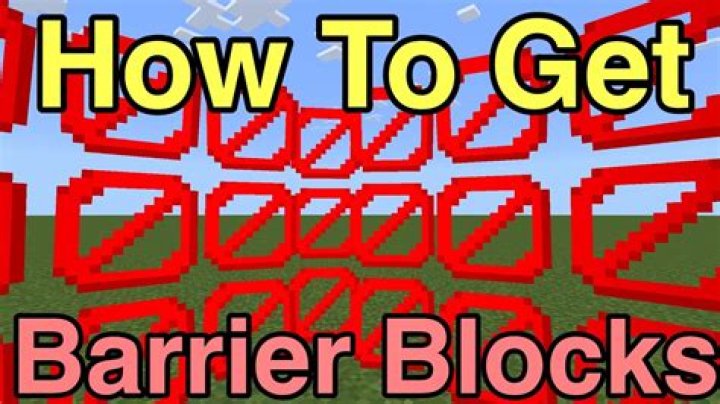 Minecraft how to see barrier blocks