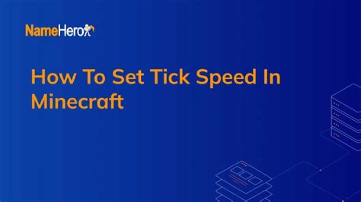 Minecraft how to set tick speed