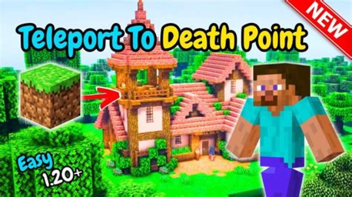 Minecraft how to teleport to death point