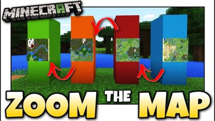 Minecraft how to zoom in map