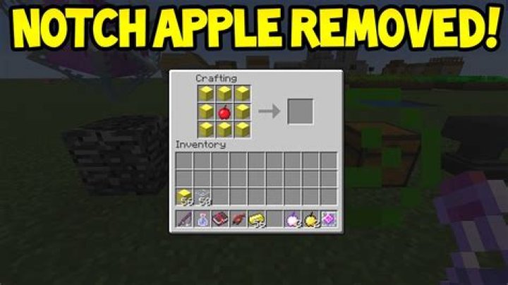 Minecraft what is a notch apple