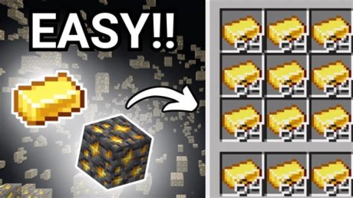 Minecraft what to do with gold