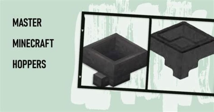What are hoppers used for in minecraft