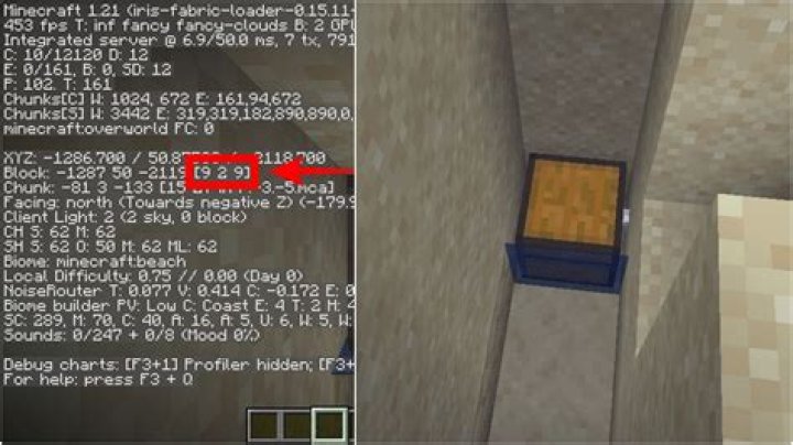 What coordinates are gold in minecraft