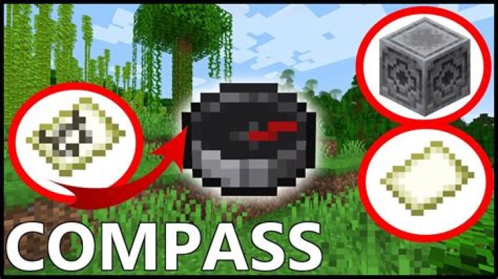 What does a compass do in minecraft