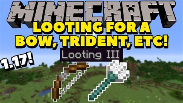 What does looting 3 do in minecraft