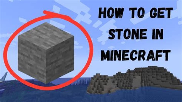 What does stone look like in minecraft