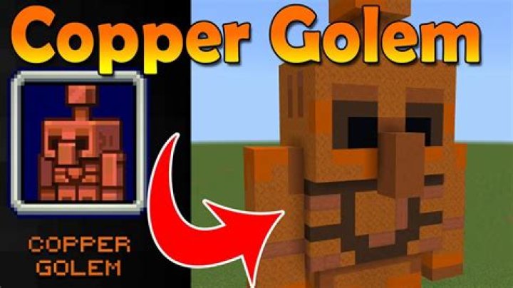 What does the copper golem do minecraft
