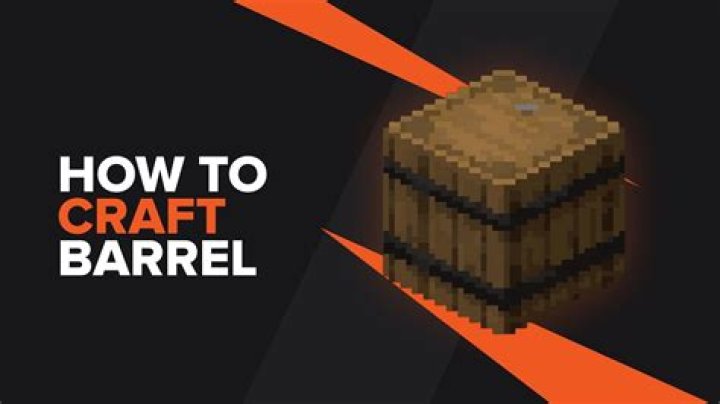 What is a barrel in minecraft