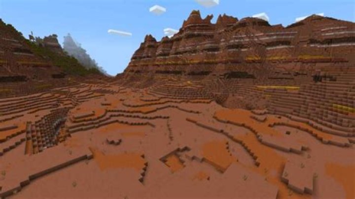 What is a mesa biome in minecraft